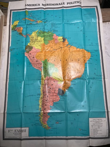 Carta geografica murale