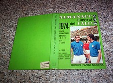 ALMANACCO ILLUSTRATO DEL CALCIO 1974 PANINI OTTIMO TIPO RIZZOLI-CARCANO-ALBUM