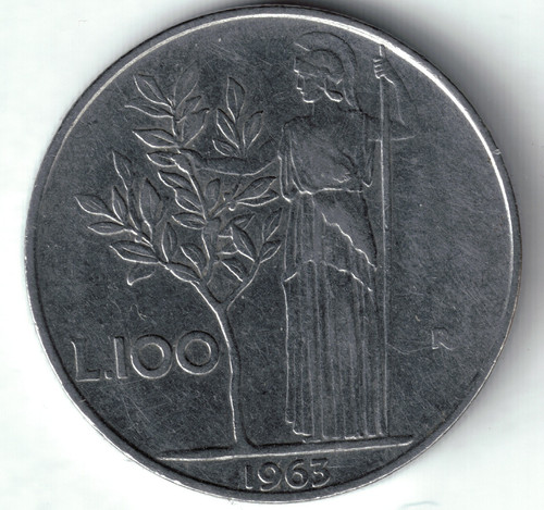 Italia 1963r 100 - 1963r, lire