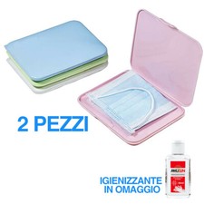 2X Porta mascherine custodia