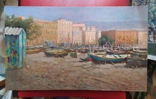 Giovanni Prassi (Napoli 1945) Eccezionale dipinto anni 80 vendita no profit