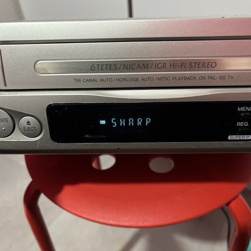 Magnétoscope vhs sharp - s-vhs,
