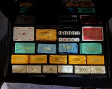 Renzo Romagnoli Set Gioco Chips Fiches Da Poker Raro Nuovo Leggi Descrizione 