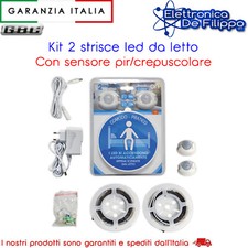 KIT 2 STRISCE LED DA LETTO CON