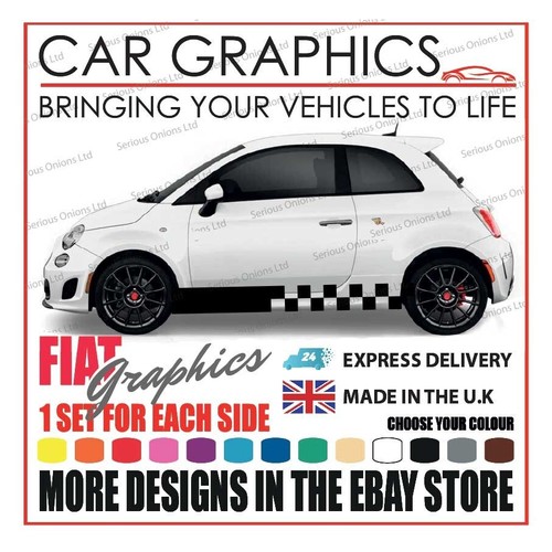 Adesivo murale fiat 500 - murale, abarth
