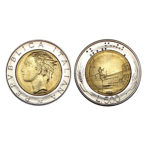 Italia repubblica 500 lire - repubblica,