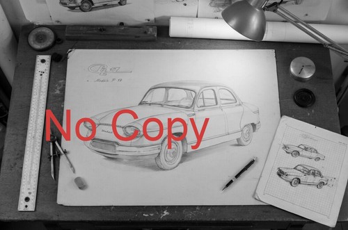 Panhard dessin avec - pl, 17,