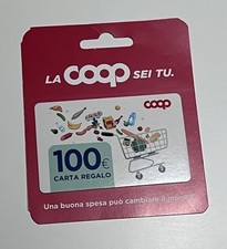 CARTA REGALO BUONO SPESA COOP