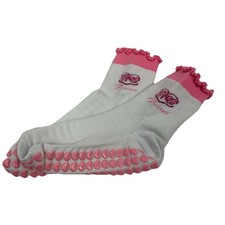 Calze Pilates Grip bianche e