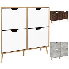 HOMCOM Mobile Scarpiera con 4