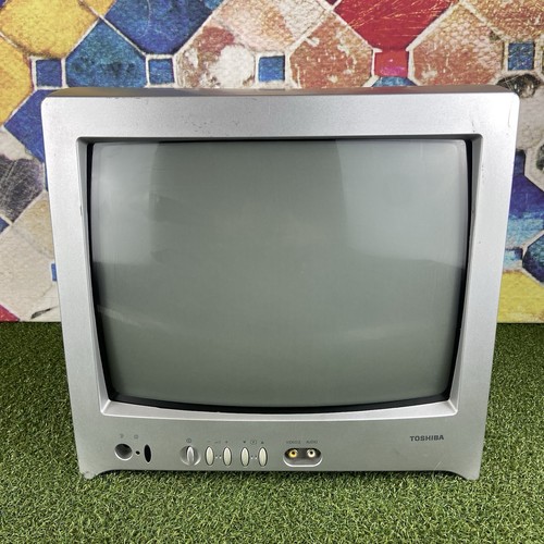 Toshiba crt silver tv - 14", pal