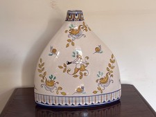 Vaso da fiori in ceramica di Deruta dipinta a mano. L'Antica di Deruta Moretti.