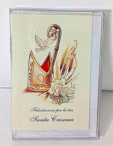 Biglietti santa cresima - santa,