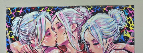 Quadro sensuale originale - sensuale,