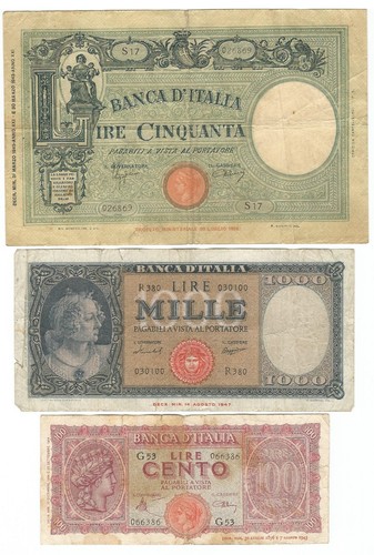Banconote 50 lire - 3, :