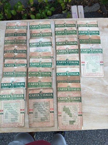 Lotto cartine vintage carta - lotto,