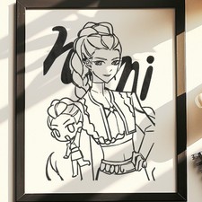 Hand Drawn (Not a Print) Rumi