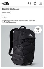 Zaino The North Face Borealis nero prezzo di listino £ 115