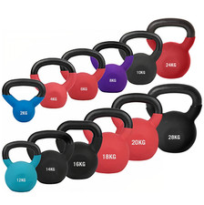 Kettlebell Rivestimento in Neoprene Bilanciere a Sfera in Ghisa Volano per Palestra