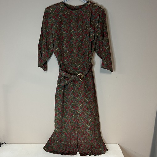 Abito vintage con - , cintura