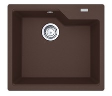 Franke Lavello da Incasso 1 Vasca 56 cm Fragranite Dark Brown - 114.0582.264