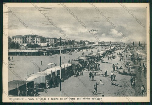 Rimini riccione cartolina - riccione, fg