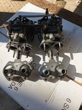 GRUPPO CARBURATORI SOLEX C32 PHH LANCIA COMPLETI DI BASETTE MOTORE E BASI FILTRO