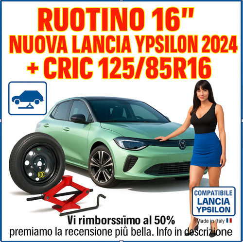 Kit ruotino scorta - ruotino, 16"