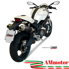 Mivv Ducati Monster 696 2009 Terminali Di Scarico Per Moto Marmitte Gp Carbonio