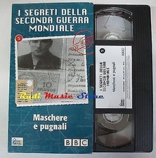 film VHS I SEGRETI DELLA SECONDA GUERRA MONDIALE 5 CARTONATA 2001(F21) no dvd