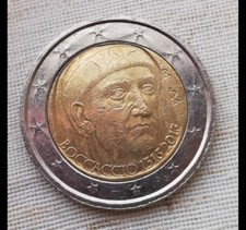 Moneta rara 2 Euro Boccaccio 