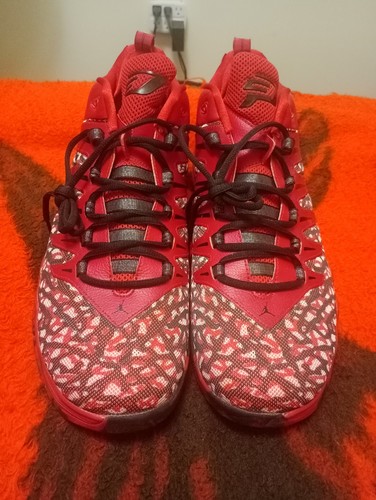 Scarpe jordan cp3 rosse nere - cp3, e