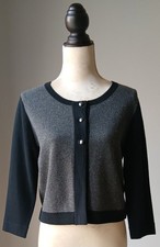 MARELLA CARDIGAN NERO GRIGIO