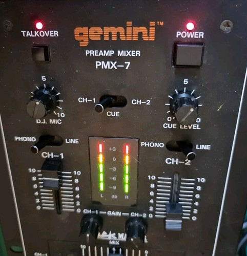 Gemini pmx mixer preamp - pmx-7,