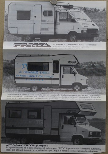 Depliant camper freccia fiat - depliant,