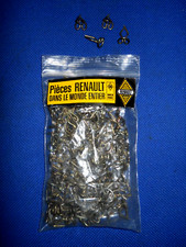 RENAULT r4 TL,GTL, SET 25 CLIPS PANNELLI NUOVI ORIGINALI