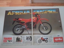 advertising Pubblicità 1986 MOTO APRILIA TUAREG 125
