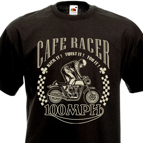 Cafe racer shirt homme - racer, 100