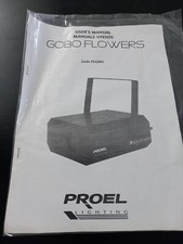 ISTRUZIONI / MANUALE ORIGINALE PROEL GOBO FLOWER PLGOFL