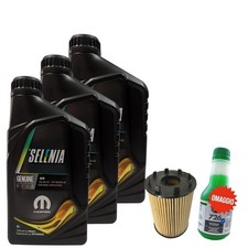 Kit Tagliando Fiat Punto 1.3 Multijet Filtro Olio 3 Selenia 5W40 (IMP. PURFLUX)