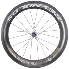 Reynolds 72 Aero Carbon Clincher Ruota Posteriore Shimano 11 Spd 700c QR Cerchio Freno TT