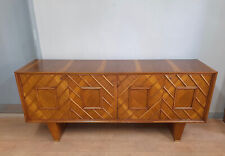 Credenza art deco, rovere, anni 30-40 in stile Gio Ponti