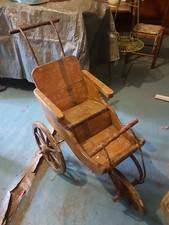 Carrozzina in legno 