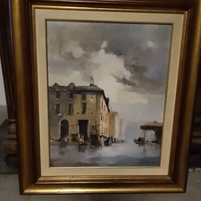 Edmondo Maneglia - Torino, scorcio di Porta Palazzo, 40x50