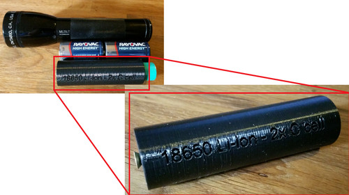 18650 adattatore ion 2cell - 18650, li-ion