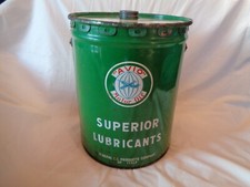 AVION MOTOR OIL  ITALY GRANDE BIDONE OLIO EPOCA VINTAGE OIL TIN CAN