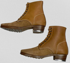 STIVALI BASSI IN PELLE DA