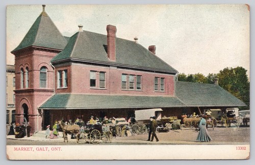Cartolina epoca galt ontario - d'epoca,