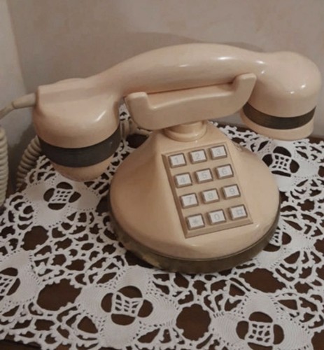 Telefono vintage avorio - avorio, oro