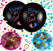 Gender Reveal Party Decorations, Boy or Girl, Palloncini Gender Reveal Kit, Baby